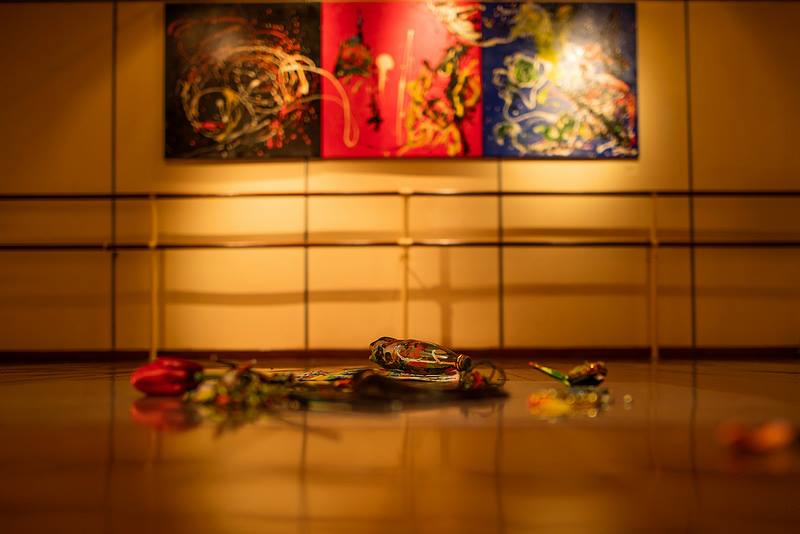 Batik Art Installation "Everything Has its Beauty" 2015 by Joey Kher