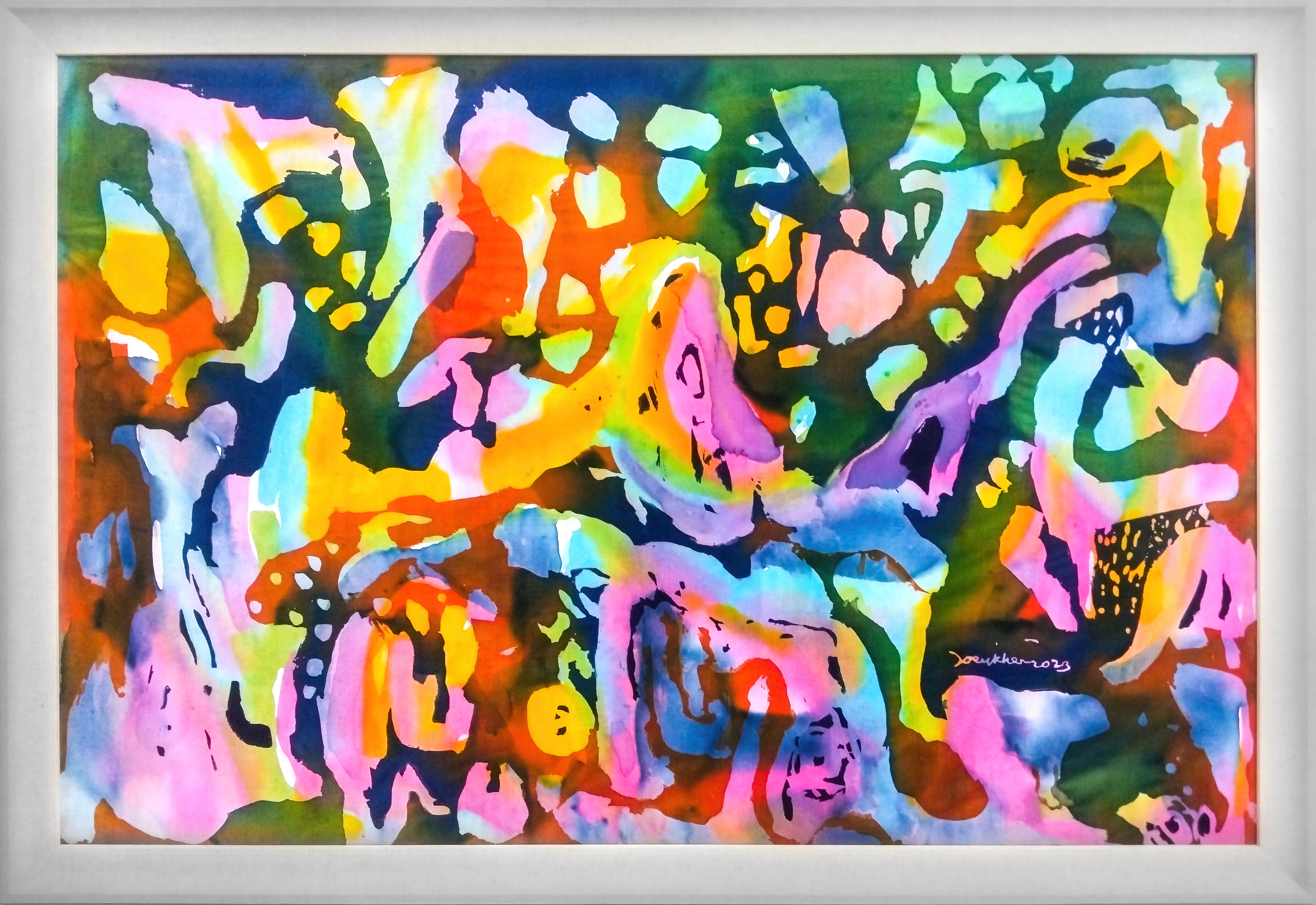 PURPLE JOEY KHER - The Color of Joey Kher 每日美染 - J Batik Malaysia